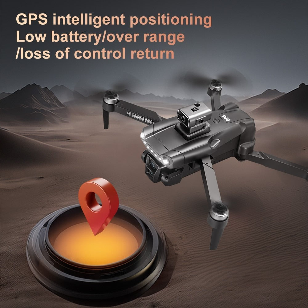 V198MAX GPS Obstacle Avoidance Drone with WiFi Camera for Adults Beginners