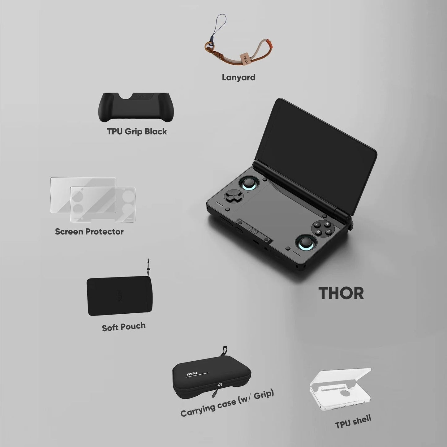AYN Thor Portable Gaming Console - Ultrafast Performance Retro & AAA Game Player