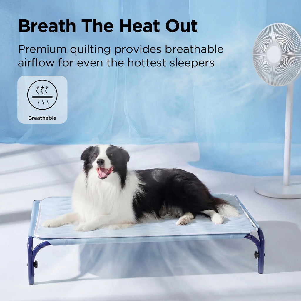 Bedsure Cooling Pet Mat for Dogs - No Gel No Electric