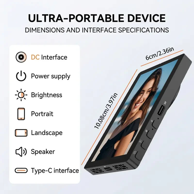 Magnetic Wireless Selfie Monitor