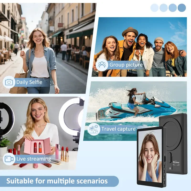 Magnetic Wireless Selfie Monitor