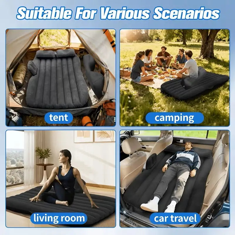 Portable Outdoor Inflatable Car Mattress for SUV