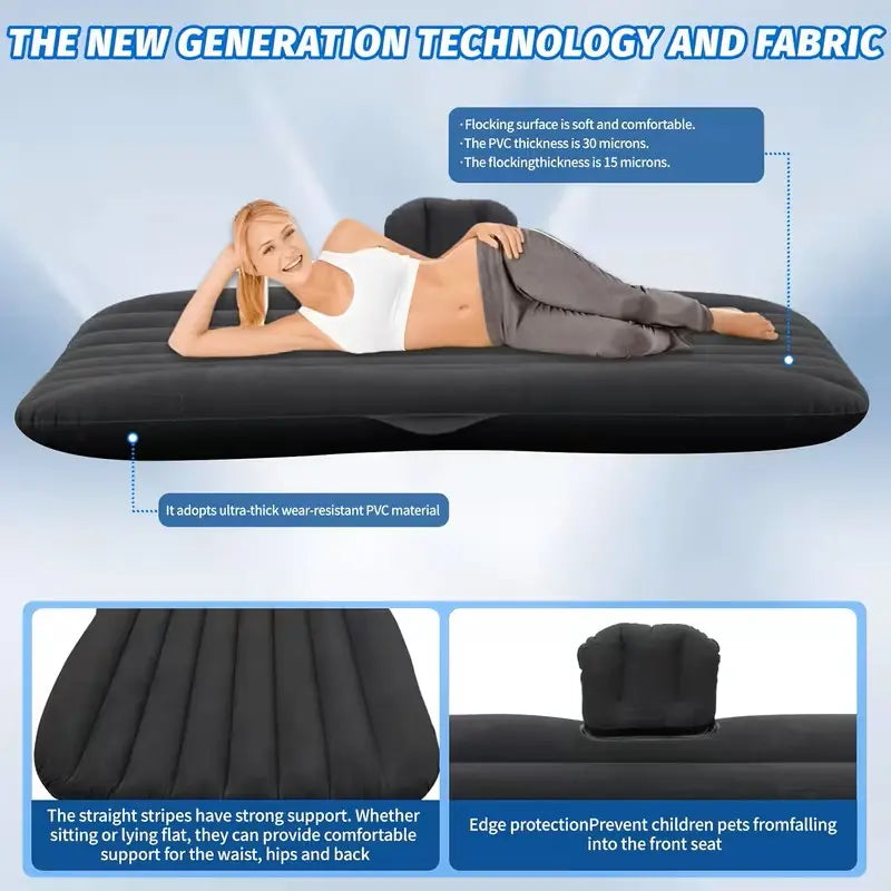 Portable Outdoor Inflatable Car Mattress for SUV