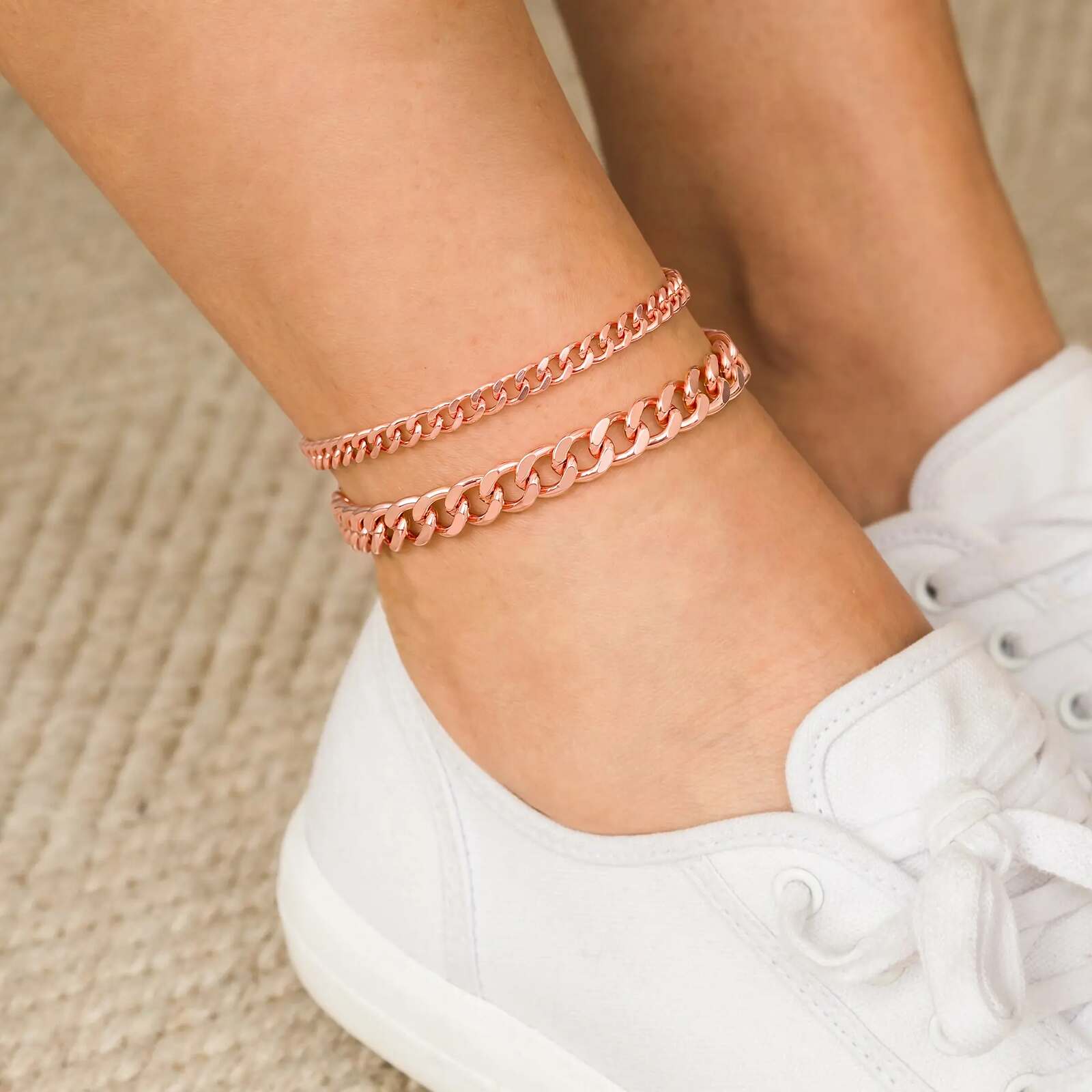 Waterproof Golden Adjustable Chain Anklet