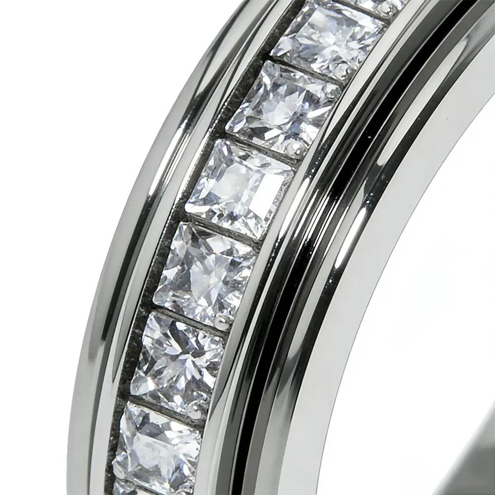 Tranquility Spin — Titanium Zirconia Anxiety Ring